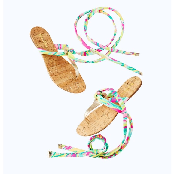 {Lilly Pulitzer} NWT Harbor Sandals - Picture 2 of 7